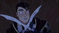 Rayla prepares to behead Marcos