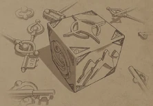 The Key of Aaravos surrounded by keys[17]