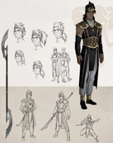 Concept image of Kasef in The Art of The Dragon Prince[2]