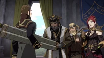 The leaders of the Human Kingdoms speak their condolences for King Harrow's death[3]