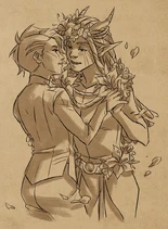 Janai and Amaya celebrating their engagement[28]