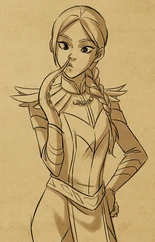 Claudia uses her tentacle arm to pick her nose[29]