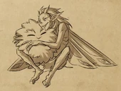 The Being hugging the giant Adoraburr