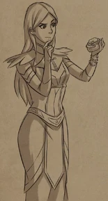 Claudia examining a treat[18]