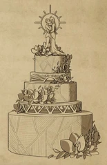 Amaya and Janai's wedding cake[52]