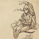 Claudia reading a book[8]