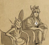 Aaravos and the Being[12]