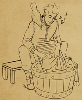 The Associate Crow Lord doing laundry[3]