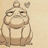 Bait with a bird on his head[4]