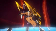 Rex Igneous emerging from his pool in Umber Tor[1]