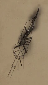 Sarai's enchanted spear, spoiled by dark magic using the horn of a unicorn[25]