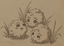 Adoraburrs on the grass[21]