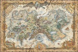 Xadia world map map image