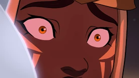 Khessa learning about what Aaravos did to her ancestor Aditi[3]