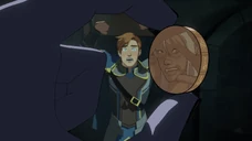 Runaan is trapped in one of Viren's cursed coins