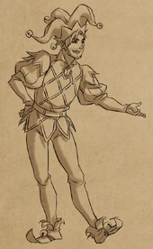 Soren as the court jester