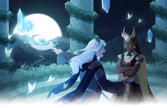 Aditi with a Moonshadow Elf in Tales of Xadia