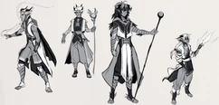 Early concepts of Ibis in The Art of The Dragon Prince