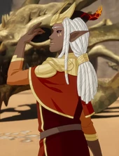 Aaravos's Sunfire form[16]