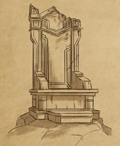 Burnt Katolis throne