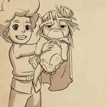 Ezran dresses up Bait as Harrow[4]