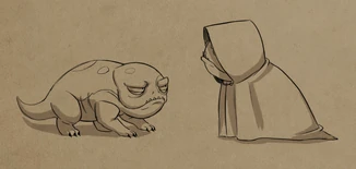 Bait imitating the Dark Side Kermit meme[18]