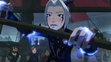 Elmer witnessing Finnegrin freezing Rayla's blood[2]