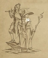 Rayla and Callum as the Warrior and the Mage[50]