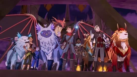 Callum leads his allies to face off against Aaravos[33]