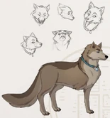 Ava's design and expressions in The Art of The Dragon Prince[2]