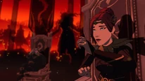 Fareeda ducks in fear of Viren's dragon display[3]