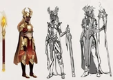 Concept art of Khessa in The Art of The Dragon Prince[1]