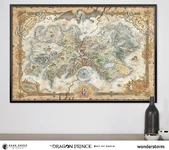 Limited edition Map of Xadia art lithograph print[93]