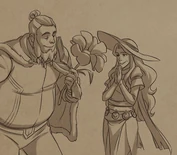 Allen courts human Lujanne with a bigger flower[5]