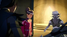 Ezran holds a speech about violence and loss