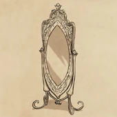 Aaravos's mirror first foreshadowed as empty