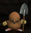 Mischievous mole, as seen in Builders 2.