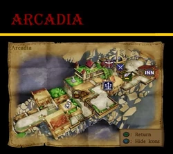 Mapa de Arcadia
