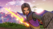 The Luminary's appearance in Dragon Quest XI