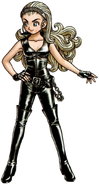 Anlucia in a Black Catsuit.