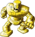 Gold Golem DQ1 Artwork
