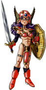 Guerrera en Dragon Quest III.