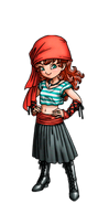 Maribel's Thief artwork for the VII 3DS remake.