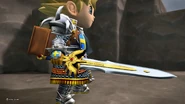 Erdrick's Sword as it appears in Dragon Quest Builders and in Dragon Quest Builders 2