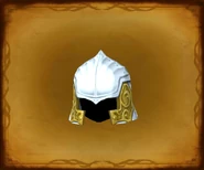 The Platinum Helm, as seen in Dragon Quest of the Stars.