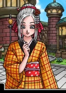 Kimono with background