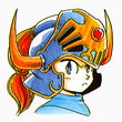 Artwork of Erdrick's helmet from Dragon Quest II