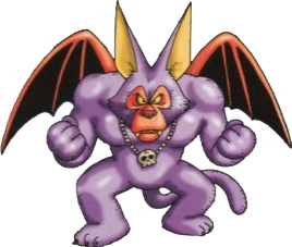 DQVII - Fighting batboon