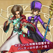 Priest's in Dragon Quest Walk.