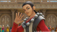 Sylvando's appearance in Dragon Quest XI